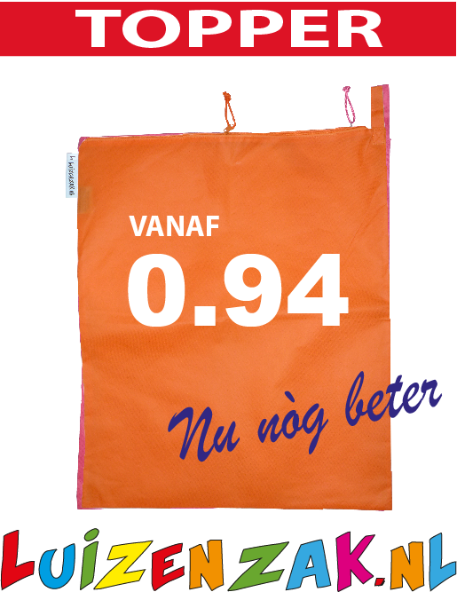 luizenzak topper oranje